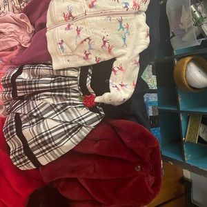 Lot of girls clothes.  12 months.